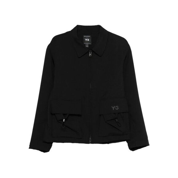 Y-3 Black Jackets - Shirt Jackets Men
